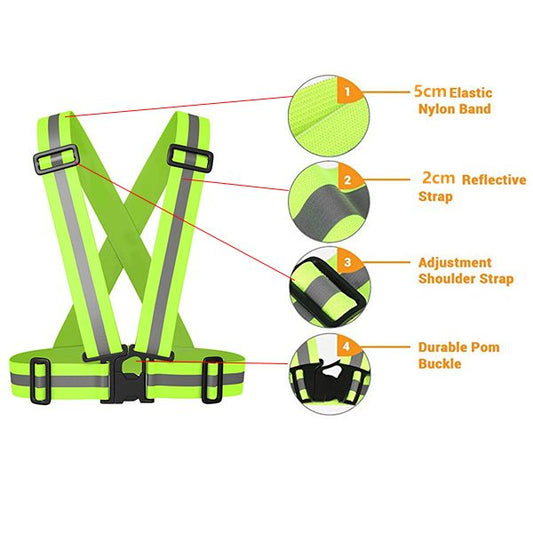 Reflective Safety Vest - Yellow