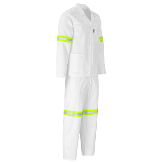 WorkSuit Reflective - 2 Piece White