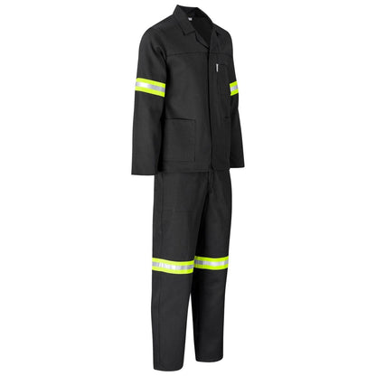 WorkSuit Reflective - 2 Piece Black