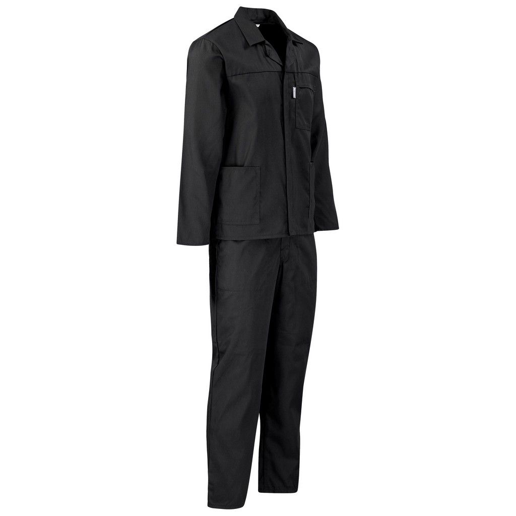 Worksuit Plain - 2 Piece Black