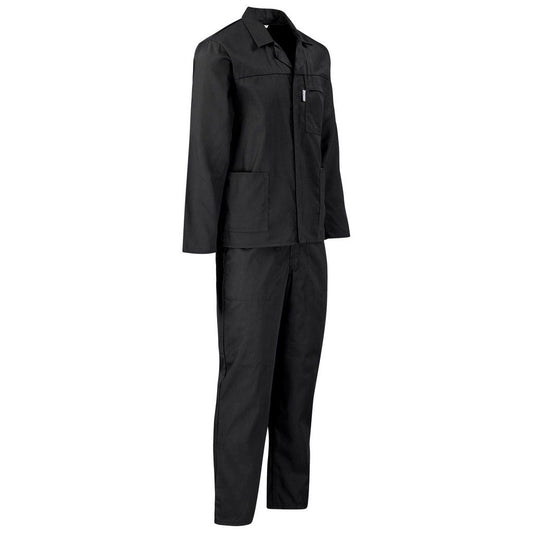 Worksuit Plain - 2 Piece Black