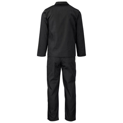 Worksuit Plain - 2 Piece Black