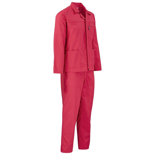 Worksuit Plain - 2 Piece Red