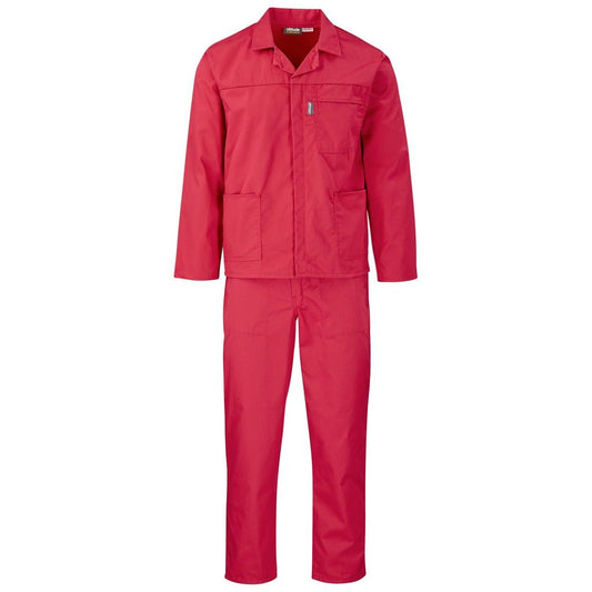 Worksuit Plain - 2 Piece Red