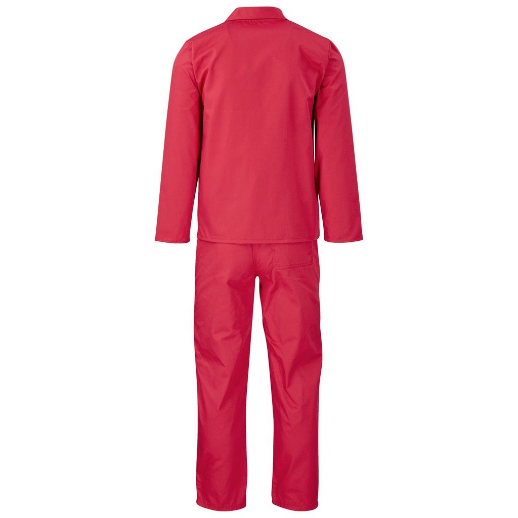Worksuit Plain - 2 Piece Red