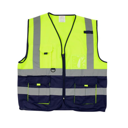 PIONEER SAFETY Vests Signaling With Zip Id Pocket