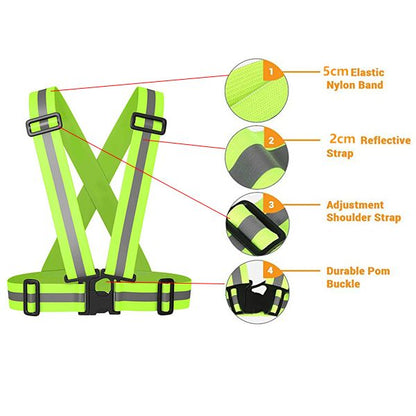 Reflective Safety Vest - Yellow