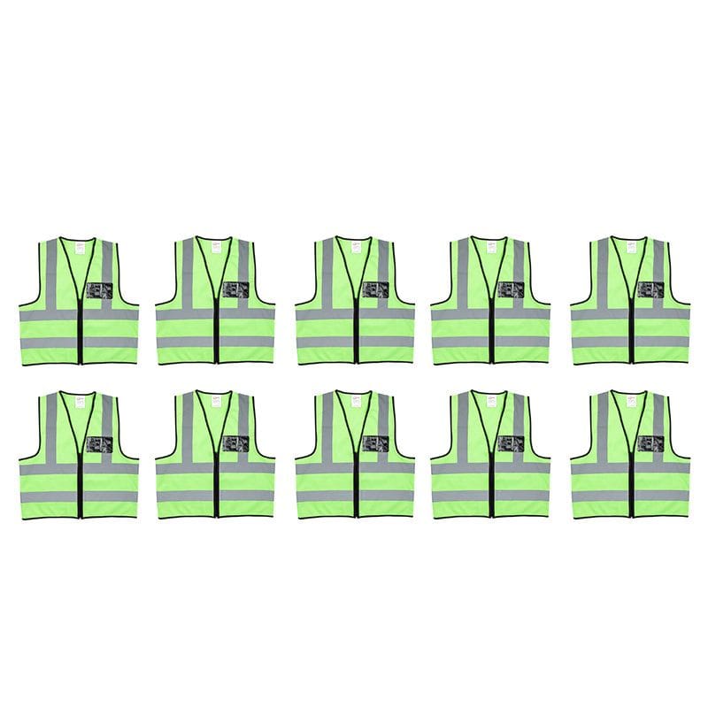 Pioneer Safety Vest Reflective Lime (10 Pack)