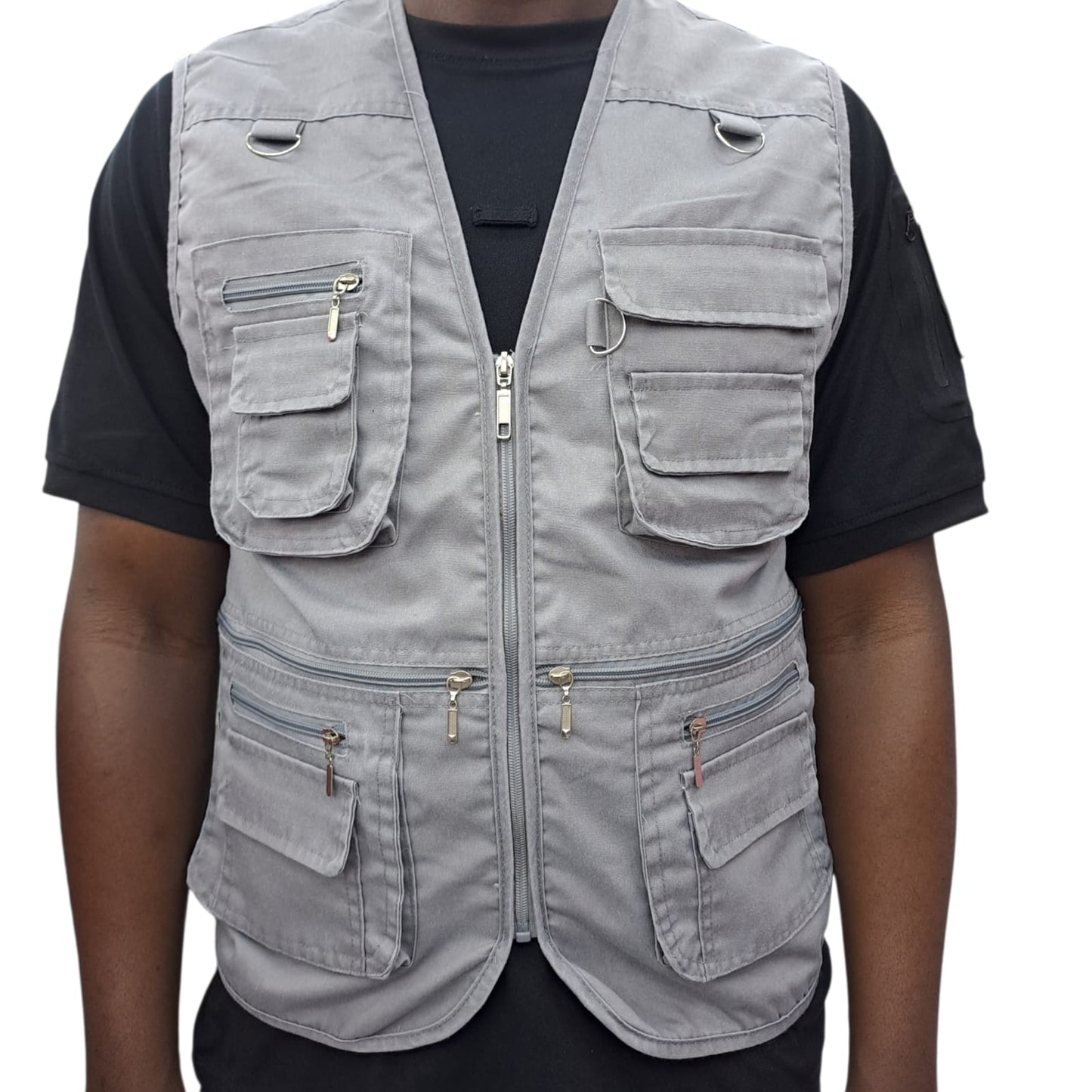 Multi Pocket Breathable Vest Coat