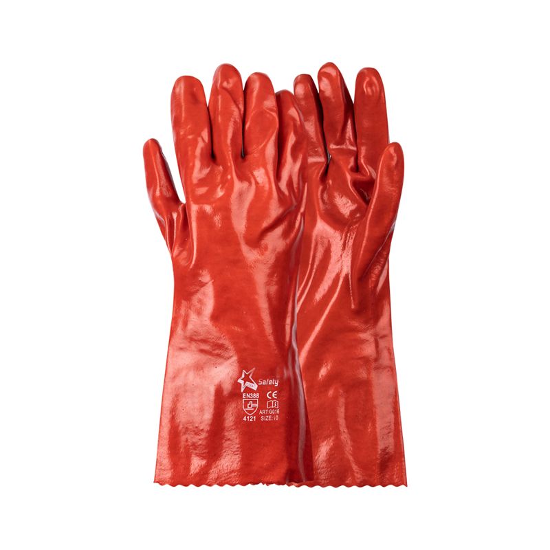 PVC Red Glove (12 Park)