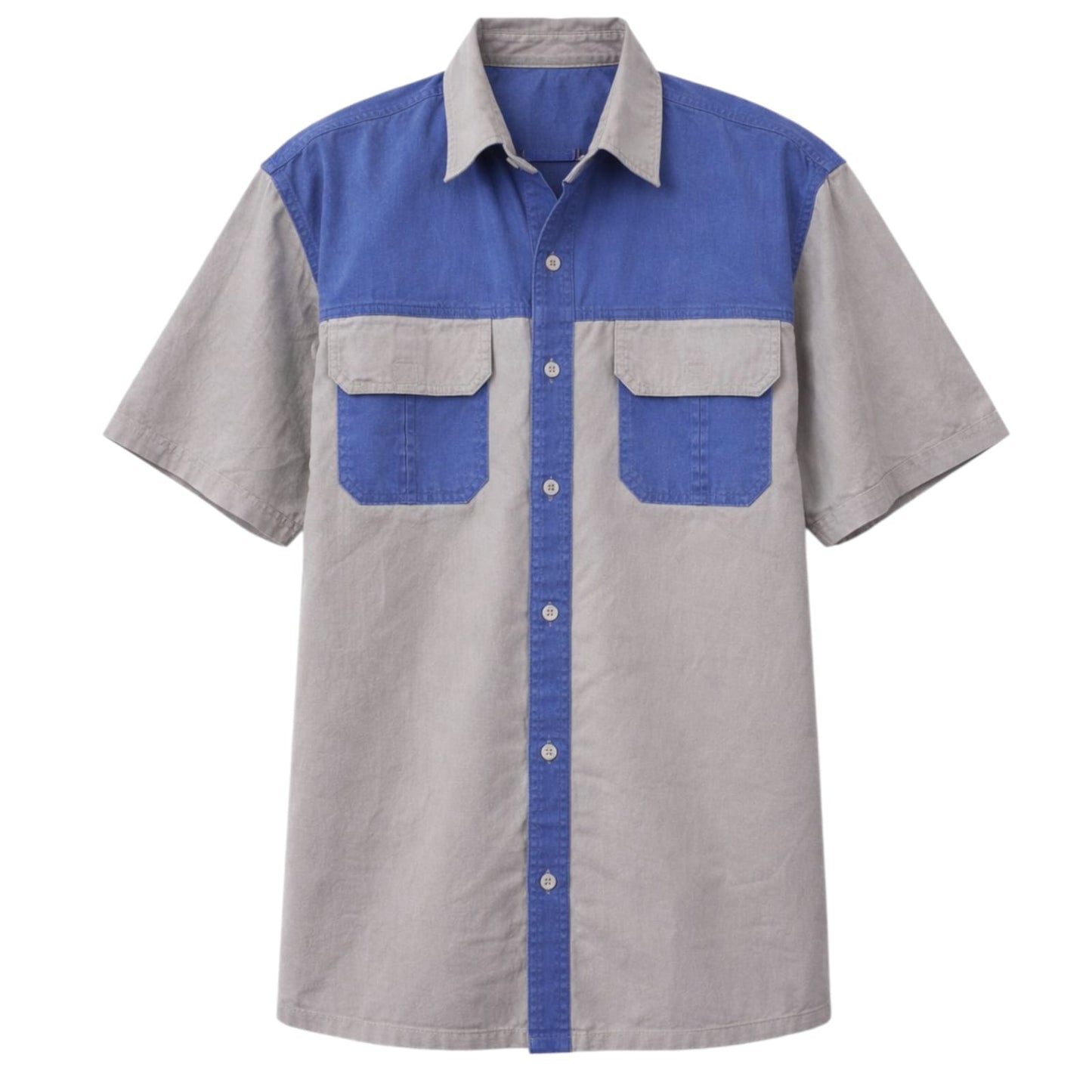 Mens Short Sleeve Bush Shirt
