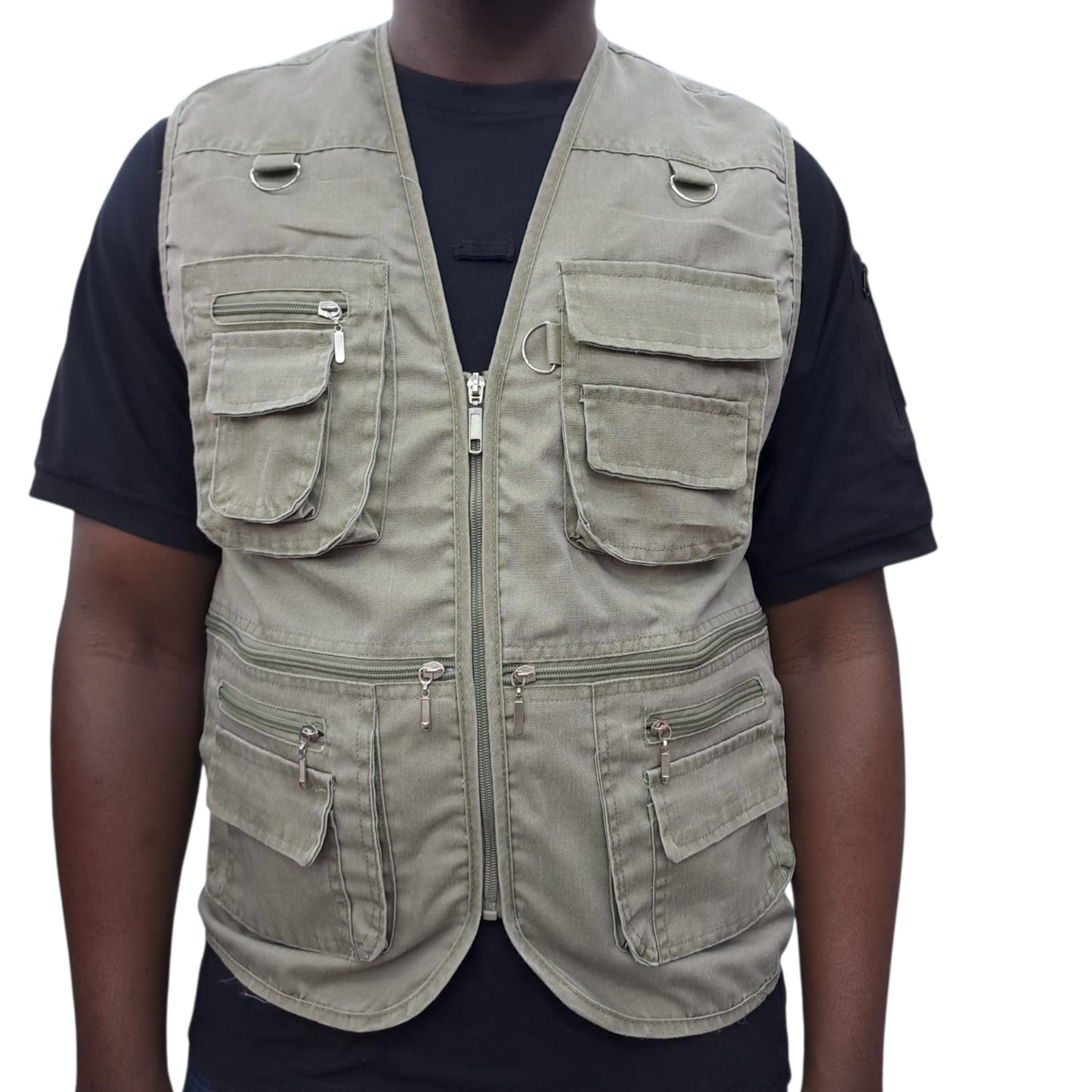 Multi Pocket Breathable Vest Coat